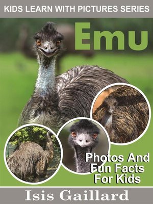 cover image of Emu Photos and Fun Facts for Kids